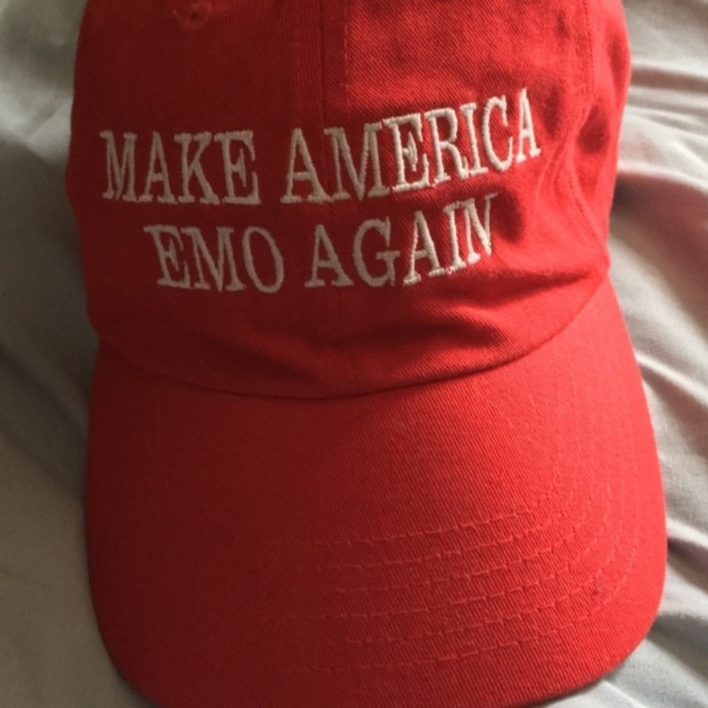 Custom Make America Emo Again hat